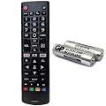Universal AKB75095307 Replacement TV Remote for all LG TV 43LG5500 49UJ6500 32LJ550B 55LJ5500 55UJ6050 43UJ6200 43UJ6500 43UJ6560 49UJ6500 49UJ6560 55UJ6520 55UJ6540 55UJ6580 60UJ6540 with 2 Batteries