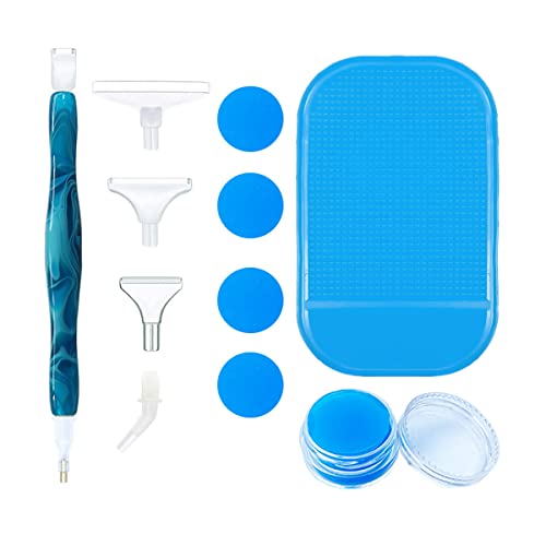 Kit Strumenti Per Pittura A Diamanti, Include Penne, Pinzette, Vassoi, Contenitori E Borsa Portatile - Per Adulti