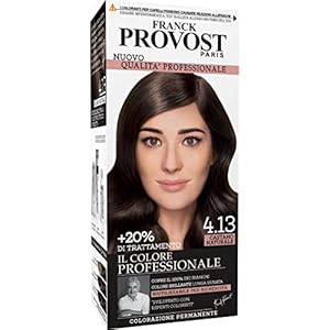 Franck Provost Tinta Capelli Colore Professionale A Domicilio, Valorizza Riflessi E Brillantezza, Castano Naturale