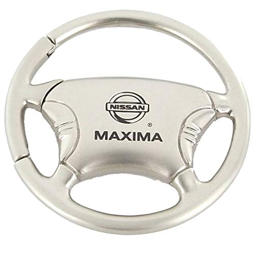 Au-TOMOTIVE GOLD Steering Wheel Key Chain for Nissan Maxima (Chrome)