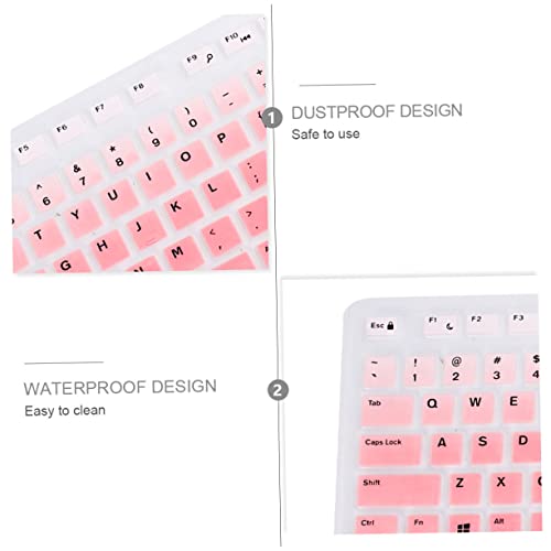 Funda de silicona para teclado DOITOOL de 2 piezas, protector fácil de limpiar compatible con Kbp 4