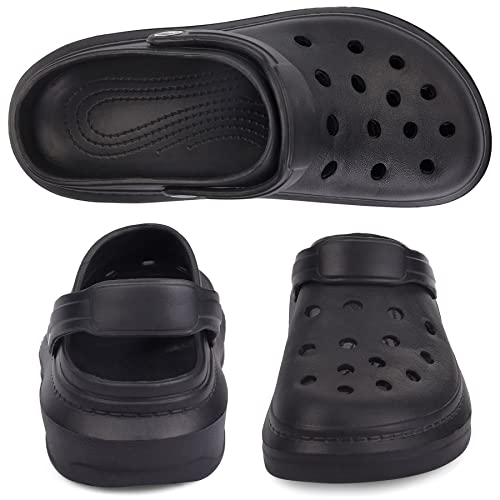 Image of VONMAY Men's Women's Clogs, Breathable Garden Shoes Adjustable Slides