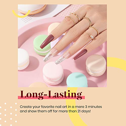 Image of Beetles Mauve Gel Nail Polish - 15ml Dusty Rose Pink Purple Gel Polish, Elegant Neutral UV LED Soak Off UV Nail Color, Long Lasting Glossy for Salon & Home Manicure