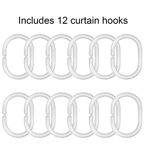 Christmas Shower Curtain, Funny Waterproof Shower Curtains Navy Blue Bath Curtain Kids Cute Bathroom Set With Hooks For Thanksgiving Christmas Decoration Home Decor 66"X72" #TOP4