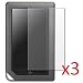 eTECH Collection 3 Pack of Anti Glare & Anti Finger Print (Matte) Screen Protector for Barnes&Nobles Nook Color eBook -- Free Shipping From USA