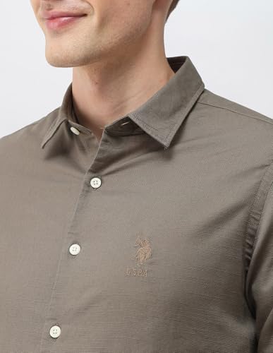 Image of U.S. Polo Assn. Denim Co. Men's Solid Dobby Shirt