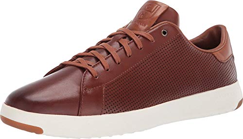 Cole Haan Men's Grandpro Tennis Sneaker, Woodbury Handstain/Perf, 10