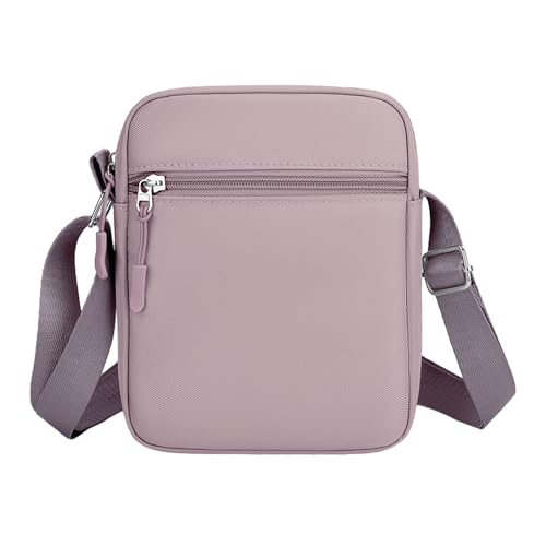 Uwiyo Sac Bandoulière pour Femme, Petit Sac à Bandoulière Petit Sac à Main Femme Pochette Téléphone Portable pour Femme Homme avec Sangle Réglable pour Usage Quotidien, Travail, Voyages (Violet)