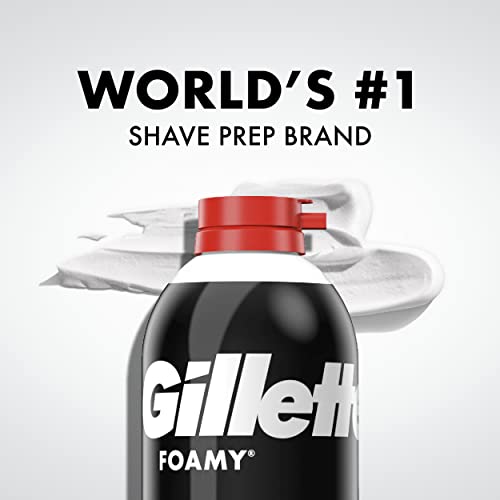 Gillette Foamy Regular Shaving Cream, 11 Ounce (Pack Of 12) #TOP4