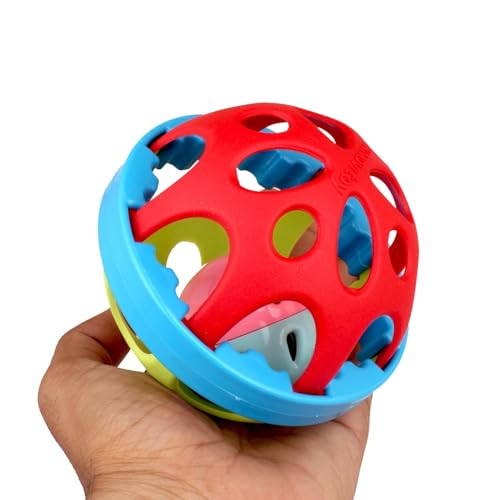 Image of Colorful Soft Biggie Ball Rattle Toy Made in Safe Non-Toxic for Kids Best for Gift new Born Baby | Children Toy and Infant Products Activity Center | Attractive Rattle Toy for New Born Baby