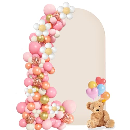 Housse arche mariage anniversaire beige 100x200cm pour banquet et fête