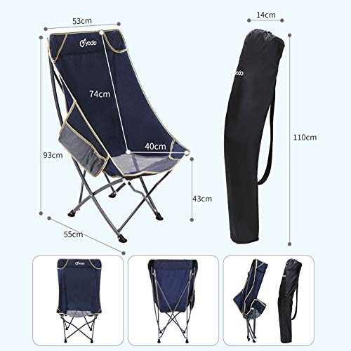 Jardin chaise de camping compacte légère et fauteuil pliable - 2