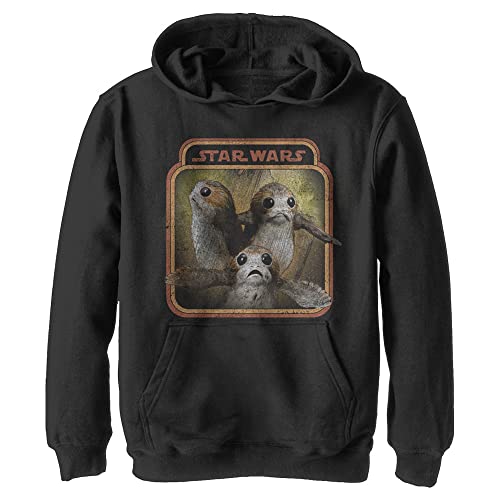 Sweat à capuche Porgs Star Wars enfant, pull chaud motif oiseau alien mignon