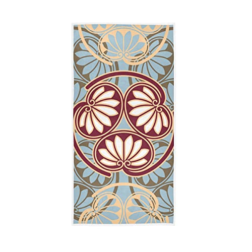 フェイスタオル 薄手 タオル 人気 おしゃれ 抗菌防臭 和柄 和風 日本 速乾 ふわふわ 耐久性 装飾