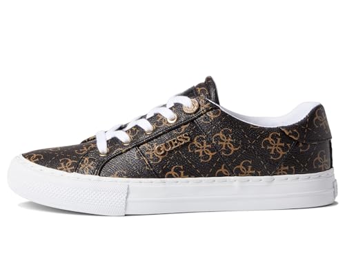 GUESS Loven, Zapatillas Mujer, Brown Multi 908, 36 EU