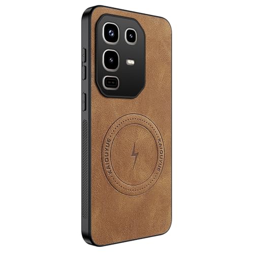 TIANYUE Coque Magnétique pour Infinix Note 50 Pro, Version Améliorée [Protection Intégrale de la Caméra] [Cuir PU] Coque Compatible avec Les Accessoires Mag-Safe...