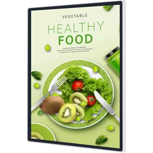 Support de signalisation pour boîte à lumière LED, cadre d'affichage lumineux pour photos modifiables, tableau de menu rétroéclairé pour restaurants, magasins, cafés