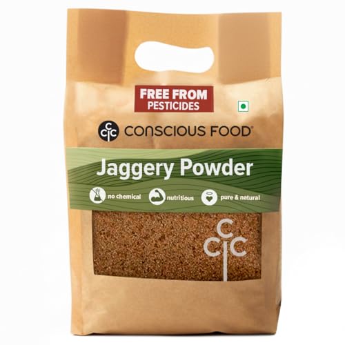 Image of Conscious Food Jaggery Powder, 1 kg | Pure, Natural & Chemical Free | Healthy Sugar Alternative | Gur, Gud Powder, Sharkara Bellam, Nattu Sakkarai, Vellam