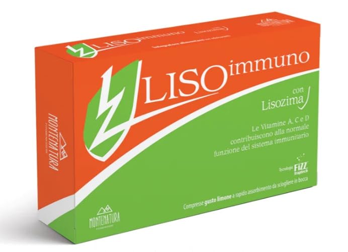 MONTENATURA LISOimmuno – Integratore Alimentare con Lisozima, Vitamina C, Zinco ed Echinacea –...