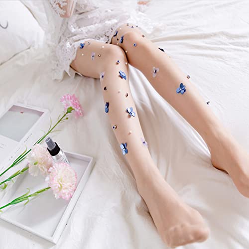 Image of Sahabowi handcraft tights for women, Sheer waist pantyhose