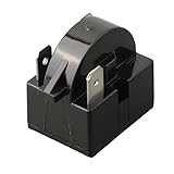 1pc Kühlschrank PTC Starter Relais Ersatz 1/3/4 Pins Kompressor Überlast Schutz for Klimaanlage Kompressoren(3pin-15ohm)