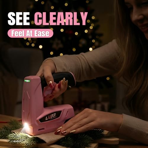 LUFF 2-in-1 Cordless Electric Staple Nail Gun