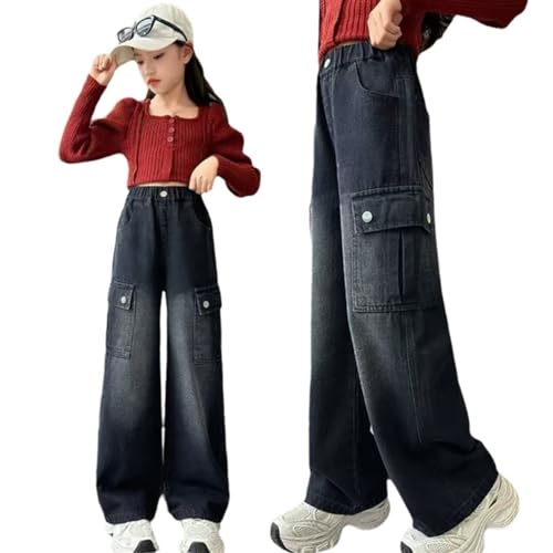 Pantalon ado fille Y2K : la solution coupe large et taille élastique anti-compression