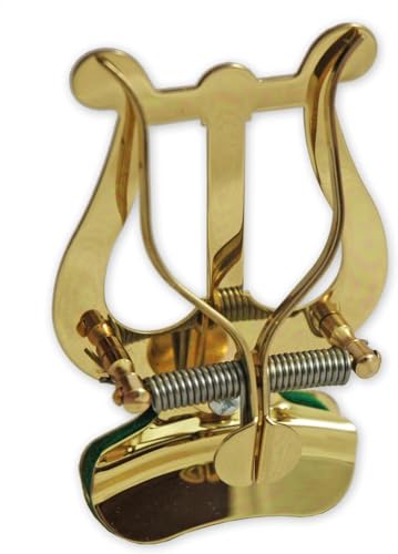 Lyre pour trompette dorée Soundman support de musique de défilé anti-chute