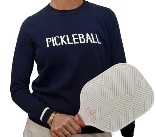 Pickleball Sweater | Pickleball Long Sleeve | Pickleball Gifts | Embroidered Paddle Design | Pickleball2