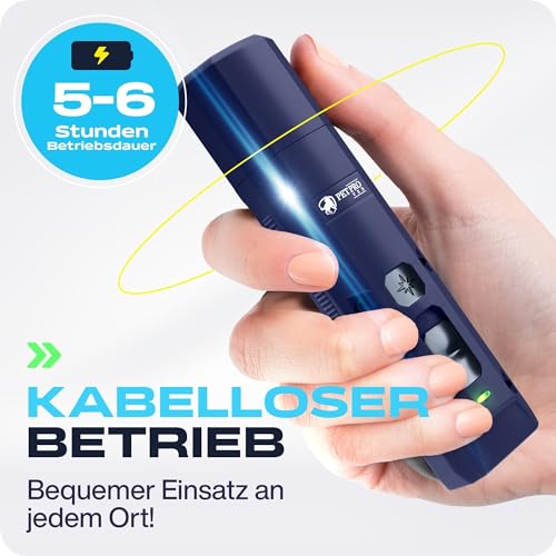 PETPROVED Krallenschleifer für Hunde mit LED-Licht Krallenschleifer Hund Krallenfeile für Hunde Krallenschleifer Krallenschere Hund Hundekrallenkürzer Hundefeile Krallen Nagelfeile Elektrisch