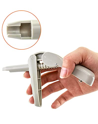 Qwork Dental Dispenser Gun, 2 Pack Composite Plastic Caps Applicator Dispenser Gun For Instruments Impression Mixing Dispensing #TOP2
