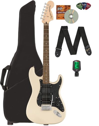Fender Squier Affinity Stratocaster HSS ����� - �M�O�o�b�O�A�`���[�i�[�A�X�g���b�v�A�s�b�N�A�I�[�X�e�B���o�U�[������DVD�t���I�����s�b�N�z���C�g�o���h��