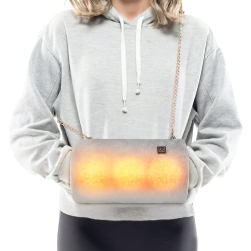Réchauffeurs de Mains Rechargeables, zeroto Sac de Gants Chauffants Portables 3 Modes de Chaleur Gants Chauffants électriques Rapides pour Les Femmes Les Enfants, Le Camping et Les Cadeaux de Noël Cover