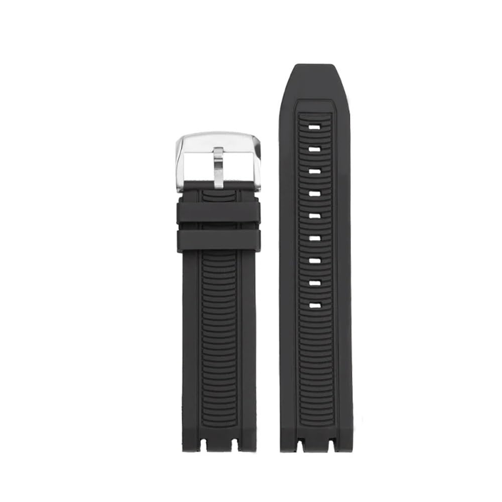 Bracelet montre 22mm Tissot MotoGP T115 silicone concave anti-sueur
