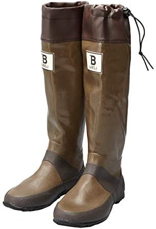 日本野鳥の会 (ニホンヤチョウノカイ) パッカブル長靴 バードウォッチング長靴 ブラウン M