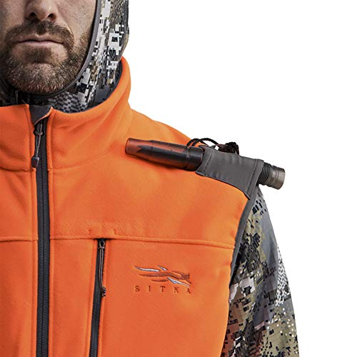 Sitka Gear Men's Stratus Windstopper Water Repellent Ultra-Quiet Fleece Hunting Vest, Blaze Orange, Xx-Large (50243-Bl-Xxl) #TOP5