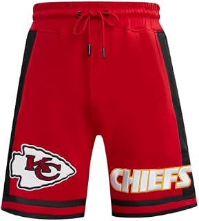 Pro Standard Mens NFL Kansas City Chiefs Retro Classics Athletic Short Rot/Schwarz S