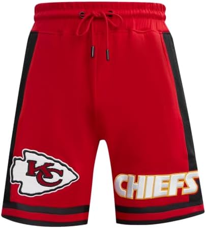 Pro Standard Mens NFL Kansas City Chiefs Retro Classics Athletic Short Rot/Schwarz S