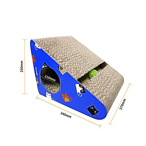 Griffoir pour chat bleu anti-griffures pour préserver vos meubles