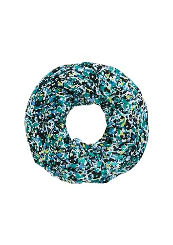 s.Oliver Damen 2146504 Mode-Schal, 99A0 schwarz|türkis, 1