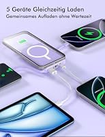 Podoru Powerbank für Magsafe,10000mAh Magnetisch Power Bank mit USB-C Kabel – Ansicht 5