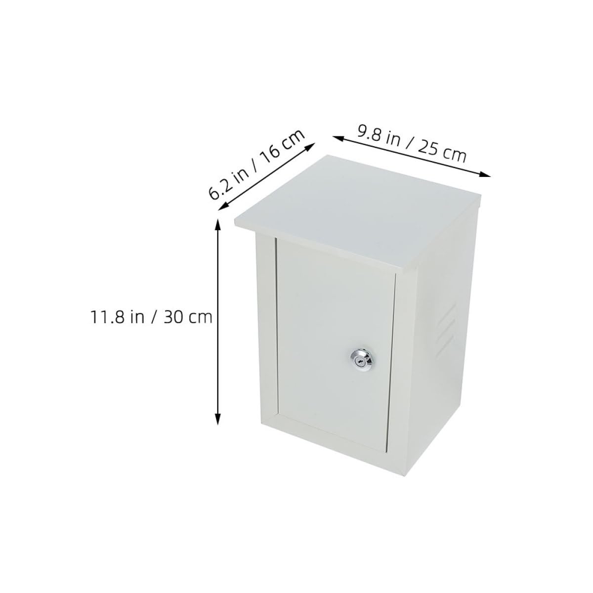 MAGICLULU Wasserdichte Aluminium Verteilerdose Außen Elektrogehäuse Wandmontage Robuste Abzweigdose für Stromverteilung und Kabelschutz im Freien