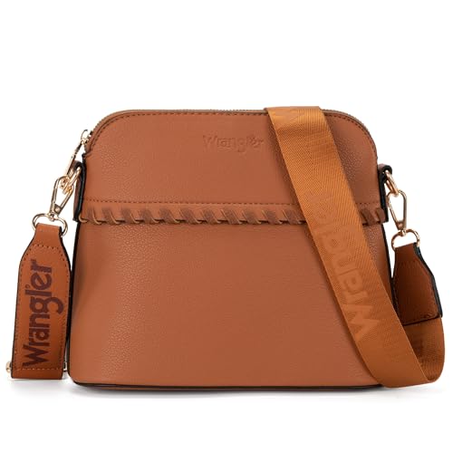 Image of Wrangler 3PCS Purses for Women Tote Bag Crossbody Handbag and Wallet Set with Guitar Strap