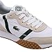 Lacoste Men's L-Spin Evo Sneaker, White & Dark Green, 10