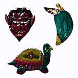 Ces aimants sont de l'état de Oaxac, où les artisans transmettent leurs arts de père en fils Ils sont faits en 