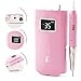 MakarttPro LuxuriaPro 35000 RPM Professional Nail Drill - 85W Brushless Motor | High Torque | Quiet & Vibration-Free | Portable, Rechargeable & Cordless Nail Drill for Technicians (Baby Pink)