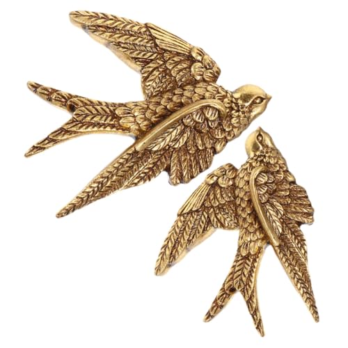 Pendentif hirondelle élégant déco murale dorée pour créer une ambiance cosy de salon