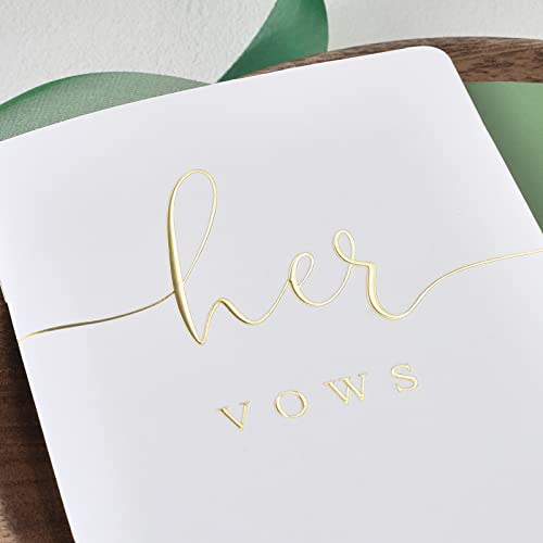 Spacobo SPA-02 Vow Books For Wedding His And Her Vow Notebook thumb #5