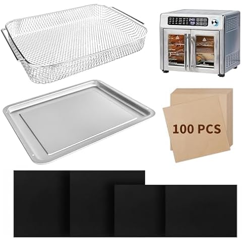 SIUDANGKA Air Fryer Baking Pans Set Cover