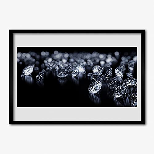 Diamonds Art affiche encadrée 70x50 cadre MDF photo decoration murale salon cuisine